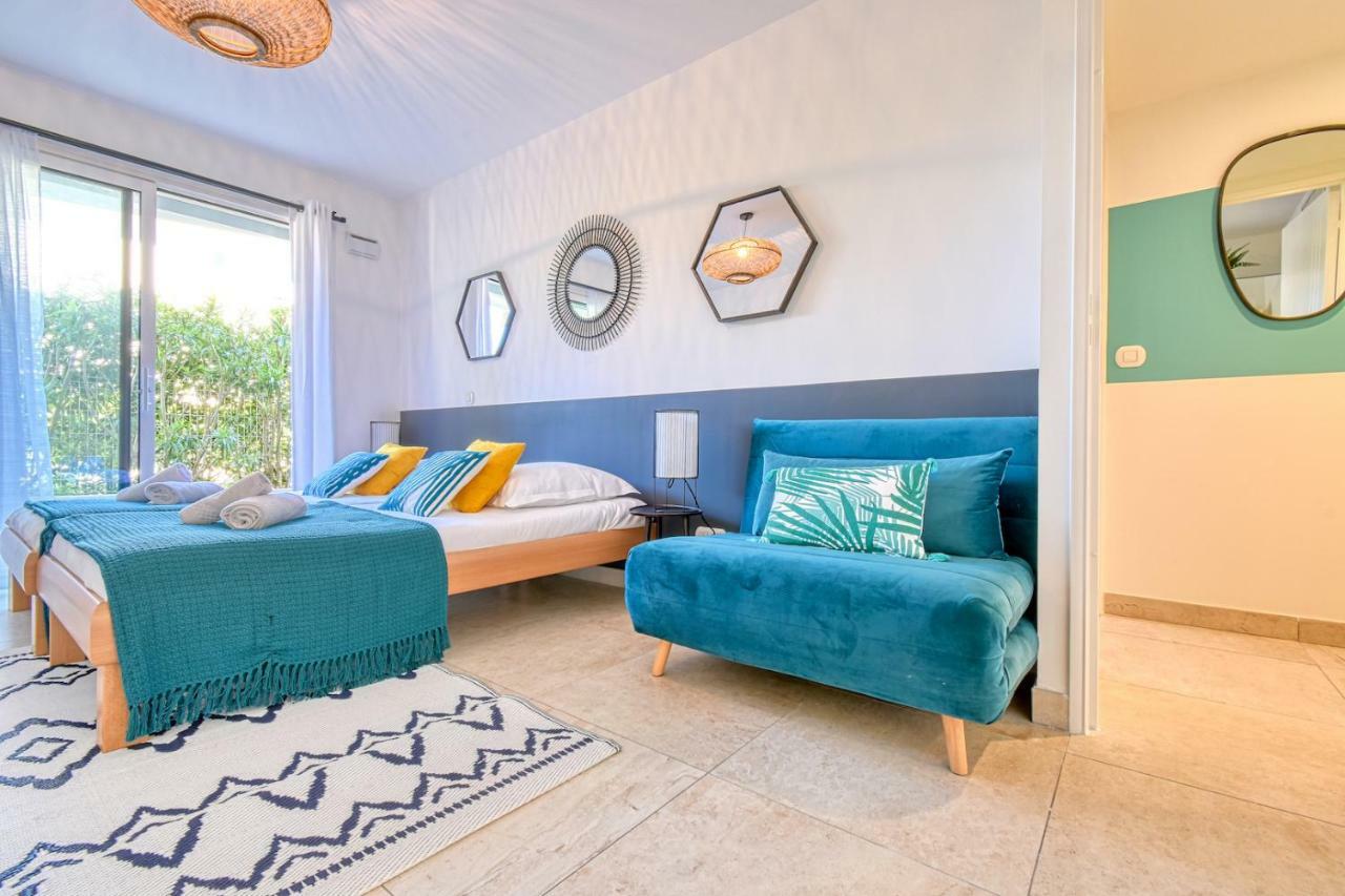 Nice With Private Garden, Pool & Parking Apartamento Cannes